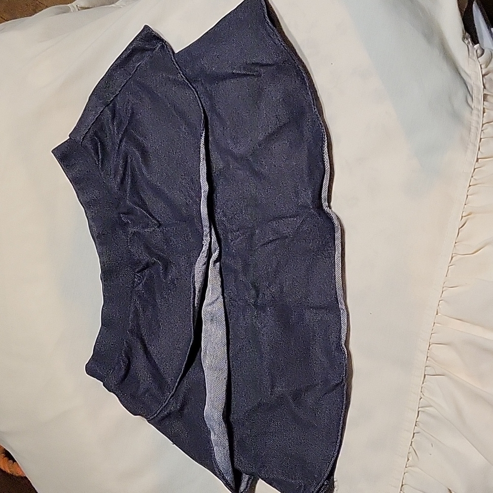 GIRLS SOFT DENIM LOOK MINI SKIRT